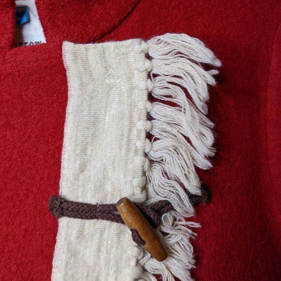 ANTHROPOLOGIE Sparrow Clancey Toggle Jacket Fringe Medium @B3 - Picture 12 of 14